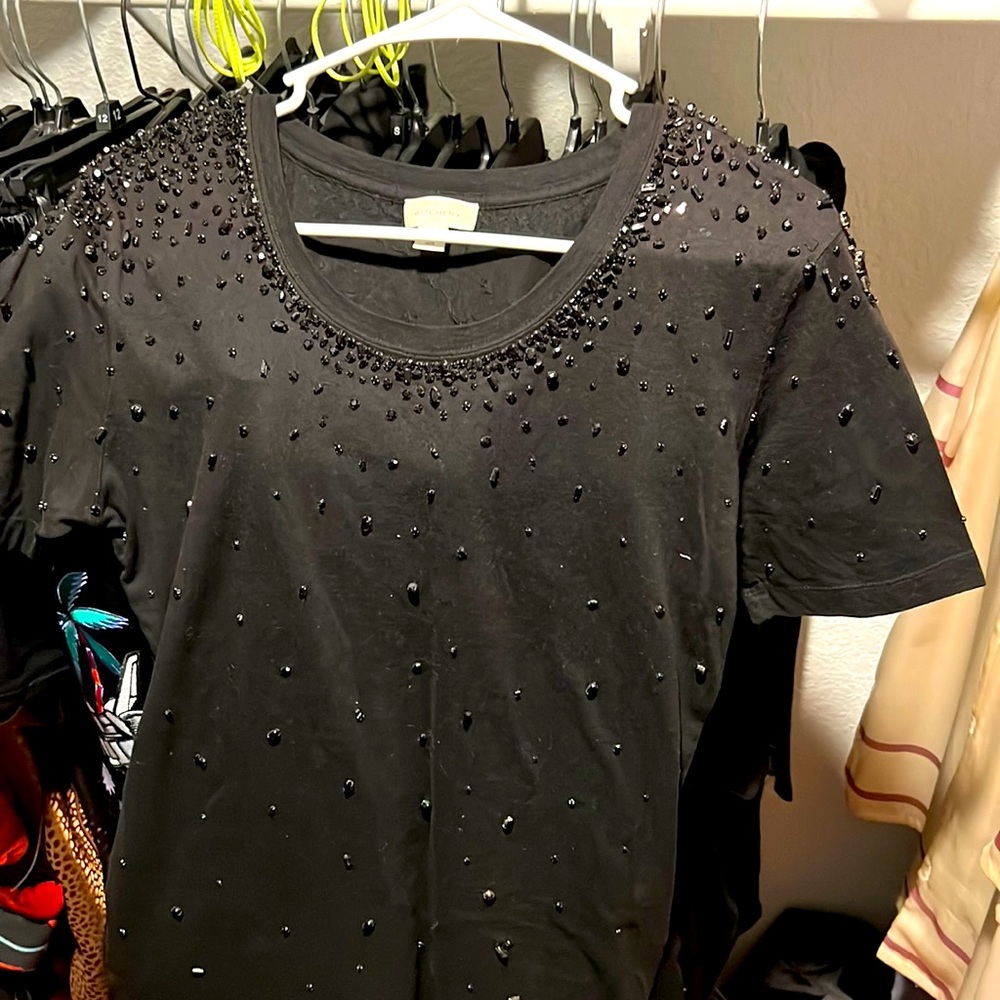 Vintage style Rhinestone T shirt